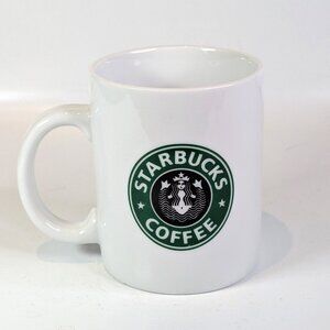 RARE Starbucks Mug, Split Tail Mermaid with Belly Button Logo
